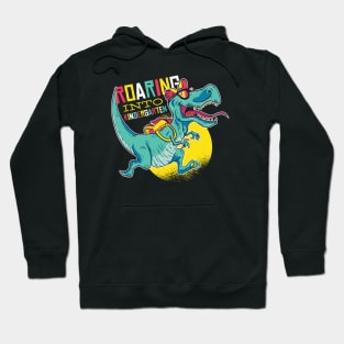 Roaring into Kindergarten // Fun T-Rex Back to School Hoodie